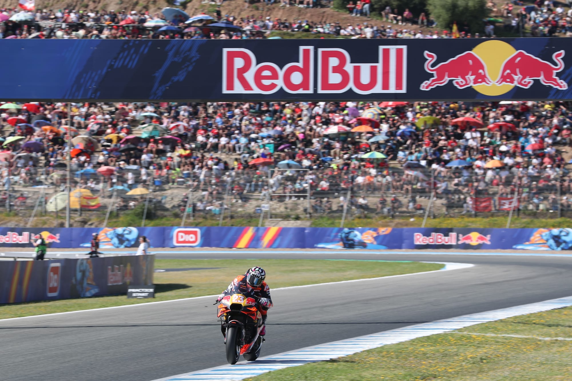 Enea Bastianini on track at Jerez
