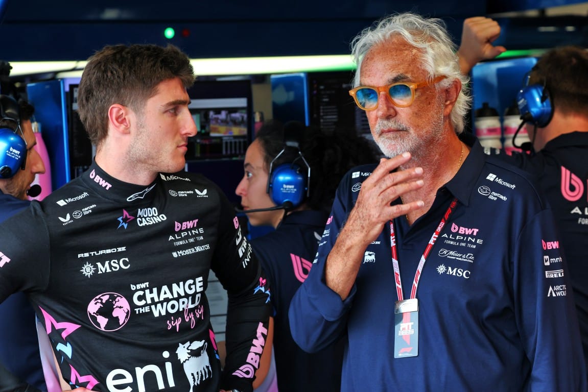 Jack Doohan and Flavio Briatore, Alpine, F1